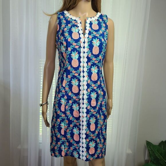 Crown & Ivy Classic Pineapple Dress 4 - Picture 3 of 8